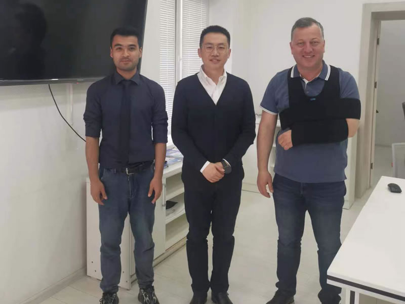 Heal Force Customer Service Manager Visited Uzbekistan Partners