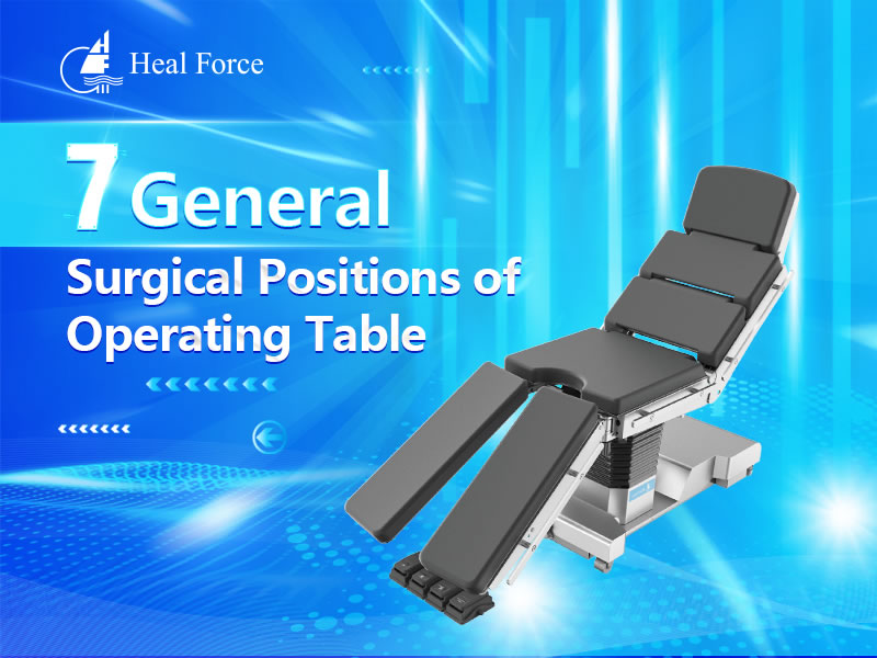 7 General Surgical Positions of Operating Table