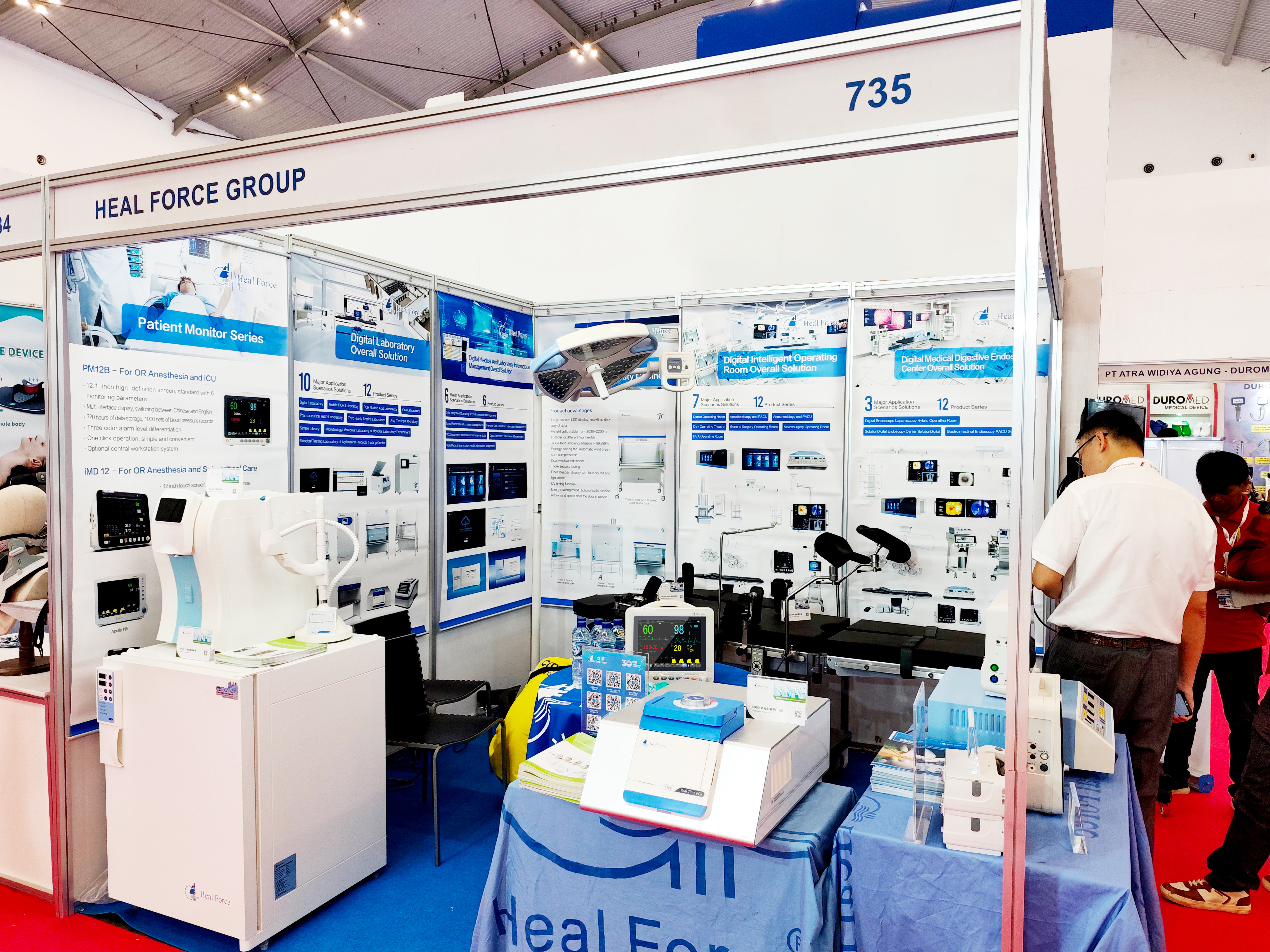 What An Incredible Start To The Indonesia Hospital Expo! Day 1 Has Been Buzzing with Energy, And The Heal Force Booth Is Right at The Heart of It!