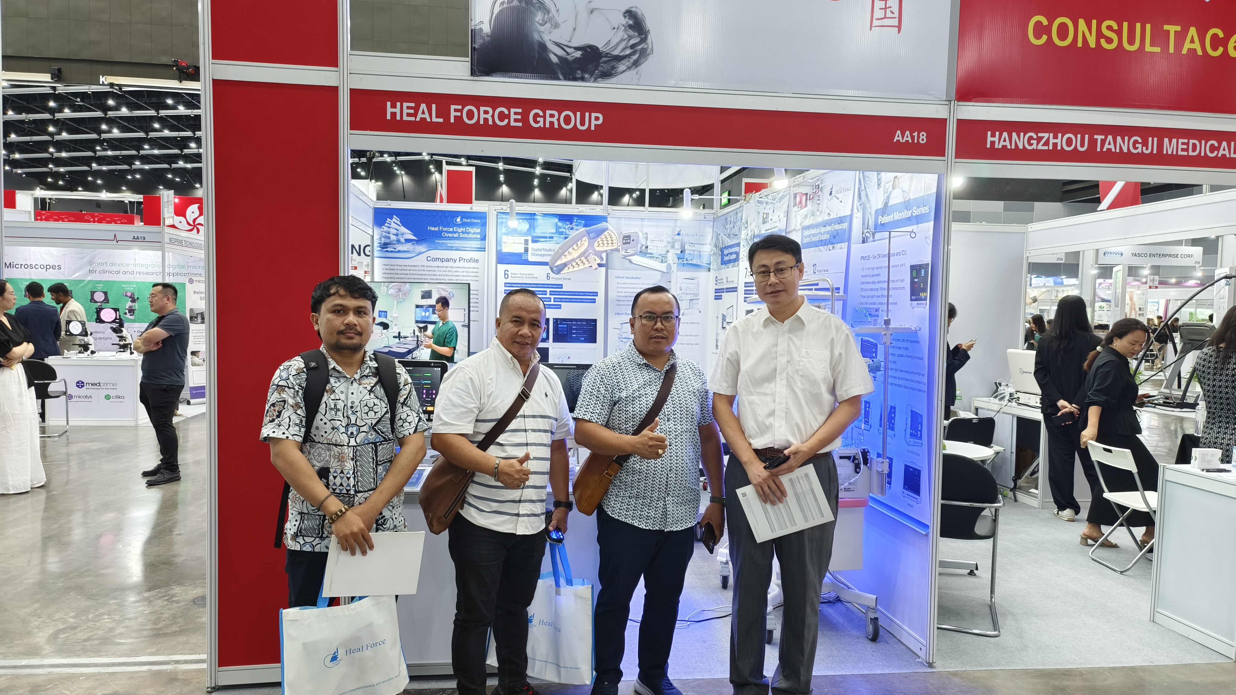 Incredible Day 1 at Medical Fair Thailand! Booth AA18 Is Buzzing with Activity!